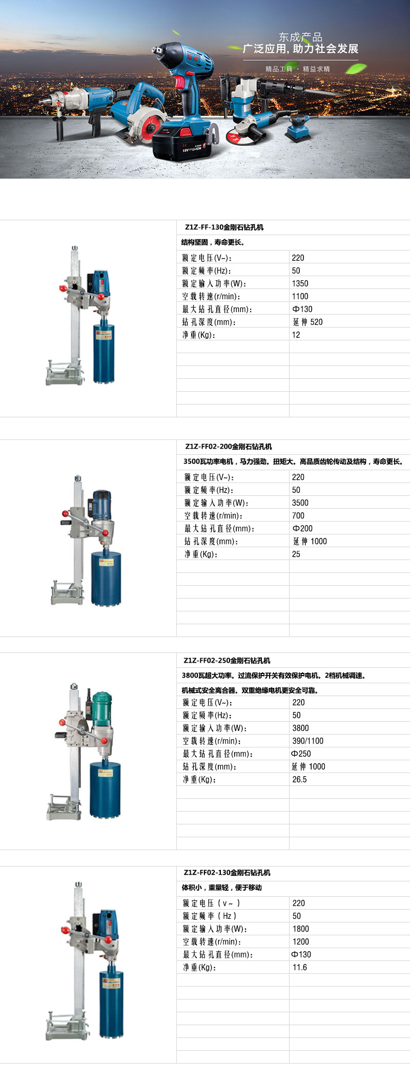 金刚石钻孔机(立式)