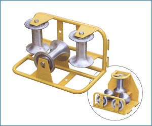 绳索用铝滑车，电缆滑车，直线型电缆延放滑轮