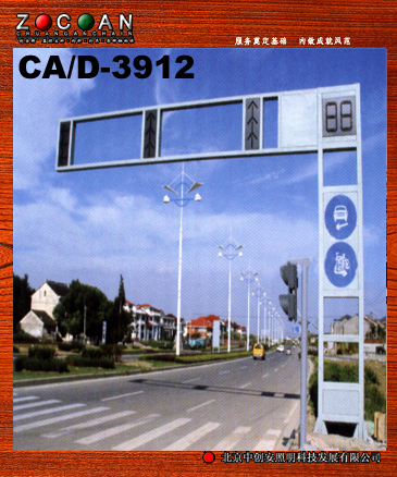 道路灯，监控杆，监控立杆，中创安高杆灯，户外灯，电缆，摄像机